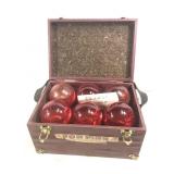 6 Red Comet Fire Grenades in Case