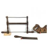 Antique Mini Bow Saw #392 Stair Saw German Saw