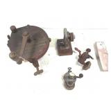 4 Bench Mount Hand Crank Grinding Wheels Keystone