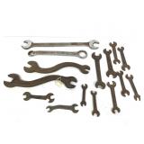 15 Vintage Open End Wrenches