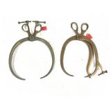 Pair of Rare Brass Cabinet Makers Calipers