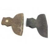 2 Old Broad Axe Heads No Handles