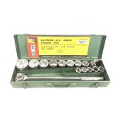 16 Piece Pro 3/4 Drive Socket Set