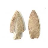 2 Chert Flint Spear Points