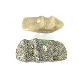 2 3/4 Groove Stone Axes - Quartz Like Material