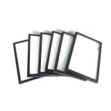 6 Riker Mount Display Cases 8"x12"