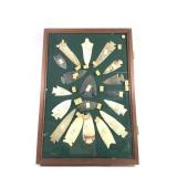 18 Chert Flint Spear Points in Case