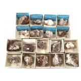 18 Hemimorphite w Calcite & Quartz 1 lb 3.5 oz TW