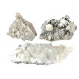3 Phantom Needle Calcite xls Marcasite Cal Coral