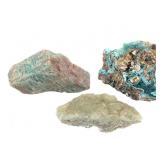 Smithsonite Amazonite & Prehnite 1 Lb 4 oz TW