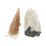 Amber Calcite Xl & Lg Stressed Calcite Xl 1lb 12.9