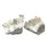 2 Phantom Calcite xls Clusters 2 Lbs 10.8 oz TW