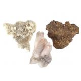 3 Faden Qrtz Pyrite on Cal Goethite & Sarosite +