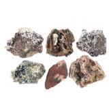 6 Malachite 2 Qrtz & Vanadinite Chalcopyrite Qrtz+