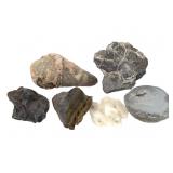 10 Agate Geode Septarian Sel Ps Aft Glauberite+