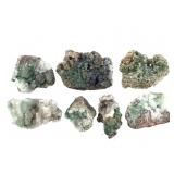 7 Conichalcite Malachite & Quartz w Min 2 Lbs 6.8