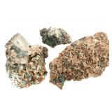 3 Malchite on dolomite w Acceaaory Minerals 21 oz