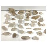Quartz Stalactite Tips & Chunks 7 lbs. TW