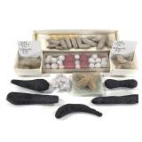 31 Sand Calcite & 5 Indochinite Tektites 12 oz TW