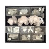 3 Wax Calcite  Xls Clusters 16 Barite 1 Lb 5.6 oz