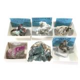 6 Chalcedondy Malachite Cobatian Marcasite+ 11.1 o