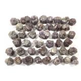 40+ Purple Aragonite Twinned 6 Lbs 7.5 oz TW