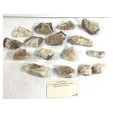 Mixed Calcite Specimen Some Fluorescent 3lb. TW