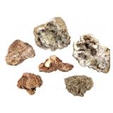 6 Barite - w Goethite Quartz + 2 Lbs 9 oz TW