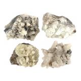 Apophyllite Grn Calcite & Qrtz Xls w Cal & Sp Xls