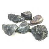 6 pcs Moss Agate Raw 11lbs TW