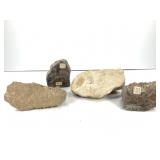 4 pcs Dinosaur Coprolite & Bone 15lbs TW