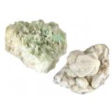 Skeleton Quartz & Copper Stained Selentite 38.3 oz