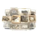 12 Hyalite Opal Ruby in Sch Apophylite Smithsonite