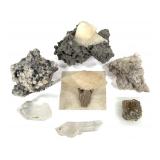 7 Calcite DT Calcite Xl Qrtz Xls Vesuvianite+ 3 Lb