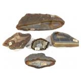 5 Russian Polished Agate 2 Lbs 11.5 oz TW