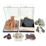 7 Jamesonite Vesuvianite Copper XLS Datolite 9 oz