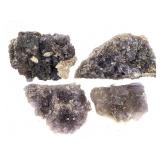 4 Fluorite w Calcite On Sphalerite+ 1 Lb 3.5 oz