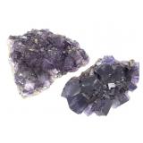 Ppl Fluorite w Pyrite 6.4 oz & Transl FLR on Sp