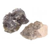 2 Fluorite Translucent Violet  & YL Purple 9.2 oz