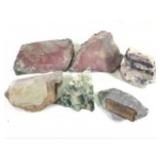 Copper Ore Silver Ore Talc + Other 6lbs TW