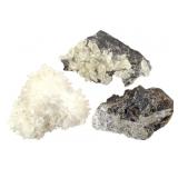 Needle Calcite on Fluorite Celestite n Flur Gr Cal