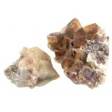 Phantom Calcite Twin & Phantom Calcite Xls 2 Lbs 7