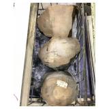 3 Petrified Stumps 44lbs TW