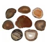 Polish Translucent Agate Slabs 1 lb 1.6 oz TW