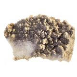 Amethyst Calcite xls cluster 2 Lbs 5.8 oz