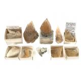 10 Calcites - Golden & Boxwork & Xls w Min 13.4 oz