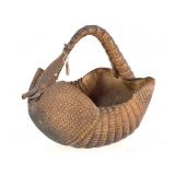 Armadillo Taxidermy Basket