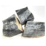 3 pcs Jade for Slabbing 15lbs TW