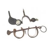 Ornate Single Spur & Wrought Iron Shackles
