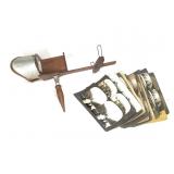 Antique Stereoscope & 26 Viewing Cards